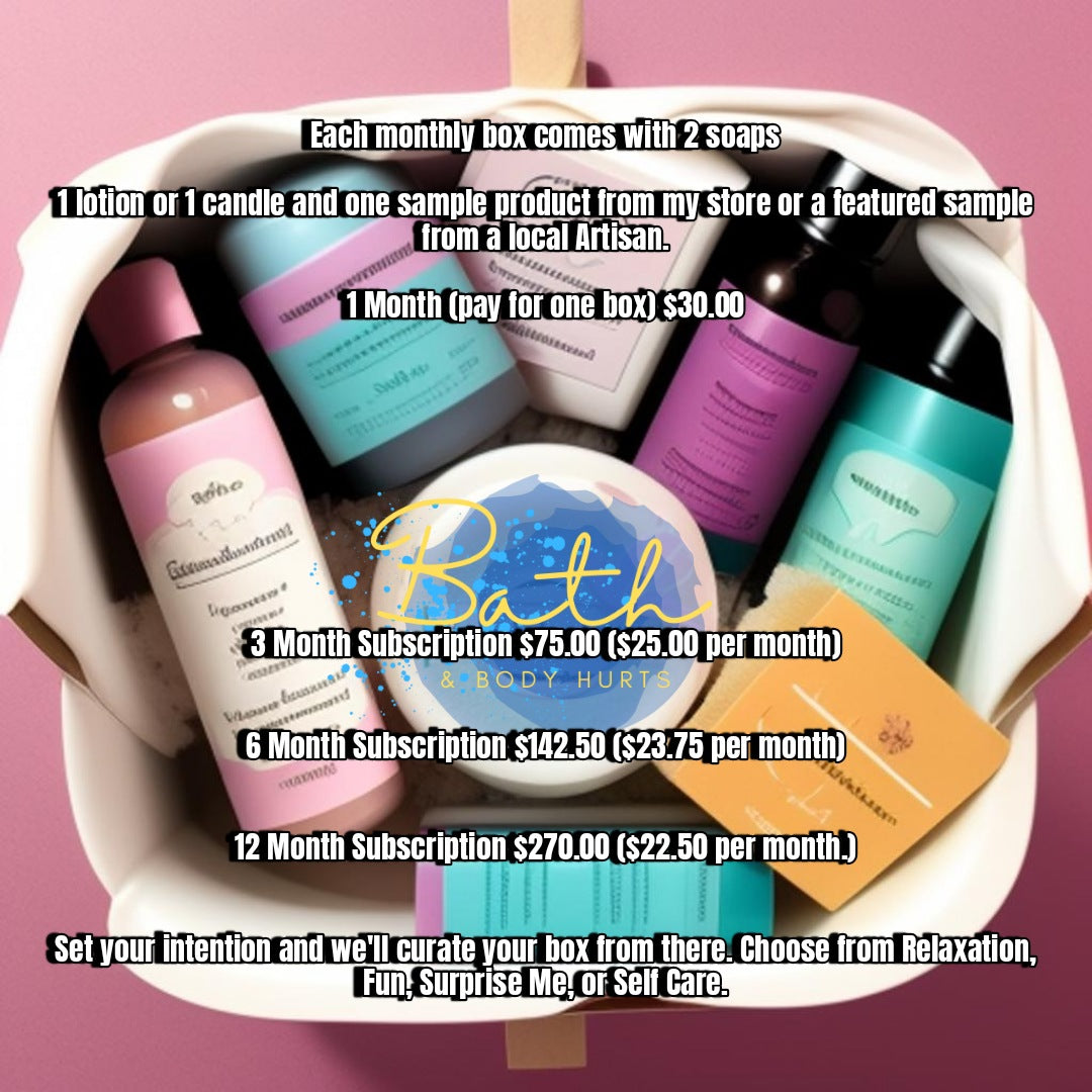 12 Month Subscription Box
